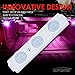 Xprite Purple LED Truck Bed Light Kits with On/Off Switch, for Pickup Exterior Interior Neon Lights, Footwells, Running Boards, Cargo, Under Car, Tonneau Cover, Rail Rock Lighting - 8 PCs