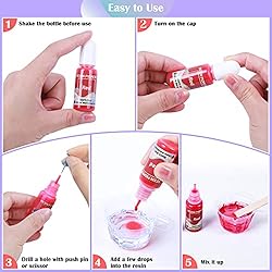 30 Colors Epoxy Resin Pigment-Transparent Liquid