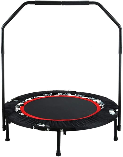folding trampoline with handle