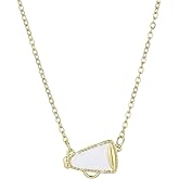 KOFISNI Cheer Necklace Cheerleading Necklace for Women Cheer Team Gifts Pendant Charm Necklace Cheerleading Accessories Stuff Cheerleading Coach Gift for Women Mom Coach