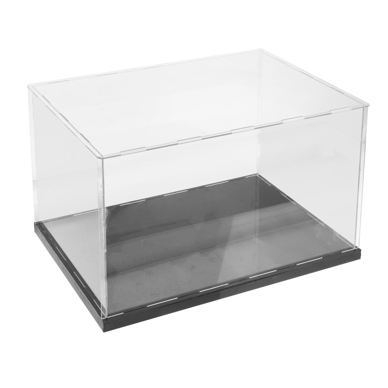 COLLBATH Boxing Gloves Display Case Transparent Acrylic Storage Box Dustproof Showcase for Collectible Gloves Preservation and Home Office Decor 14.37X10.43X7.87In