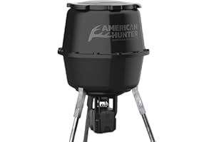 American Hunter 30 Gal Nesting Hopper | Hunting Durable Lightweight 3 Legged Game Feeder with XDE-Pro Automatic Delivery System