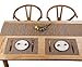 PABUSIOR Brown Placemats Set of 8, Placemats for Dining Table Heat Resistant, Place Mats for Kitchen Table Washable, Crossweave Woven Vinyl Wipeable Placemat, Table Mats Sets Beige（12 X 18 Inch）