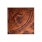 Fasade Easy Installation Traditional 5 Moonstone Copper Glue Up Ceiling Tile / Ceiling Panel (12