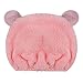 Hair Drying Towel for Women Girls, Cute Cartoon Kids Ultra Absorbent Hair Towel Wrap Soft Microfiber Quick Dry Hair Turban for Wet Long Curly Hair, Spa Salon Head Wrap Bath Shower Cap Hair Towel Hat