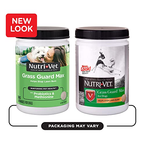 NutriVet Grass Guard Chewables For Dogs Prevent Lawn Burn From Dog