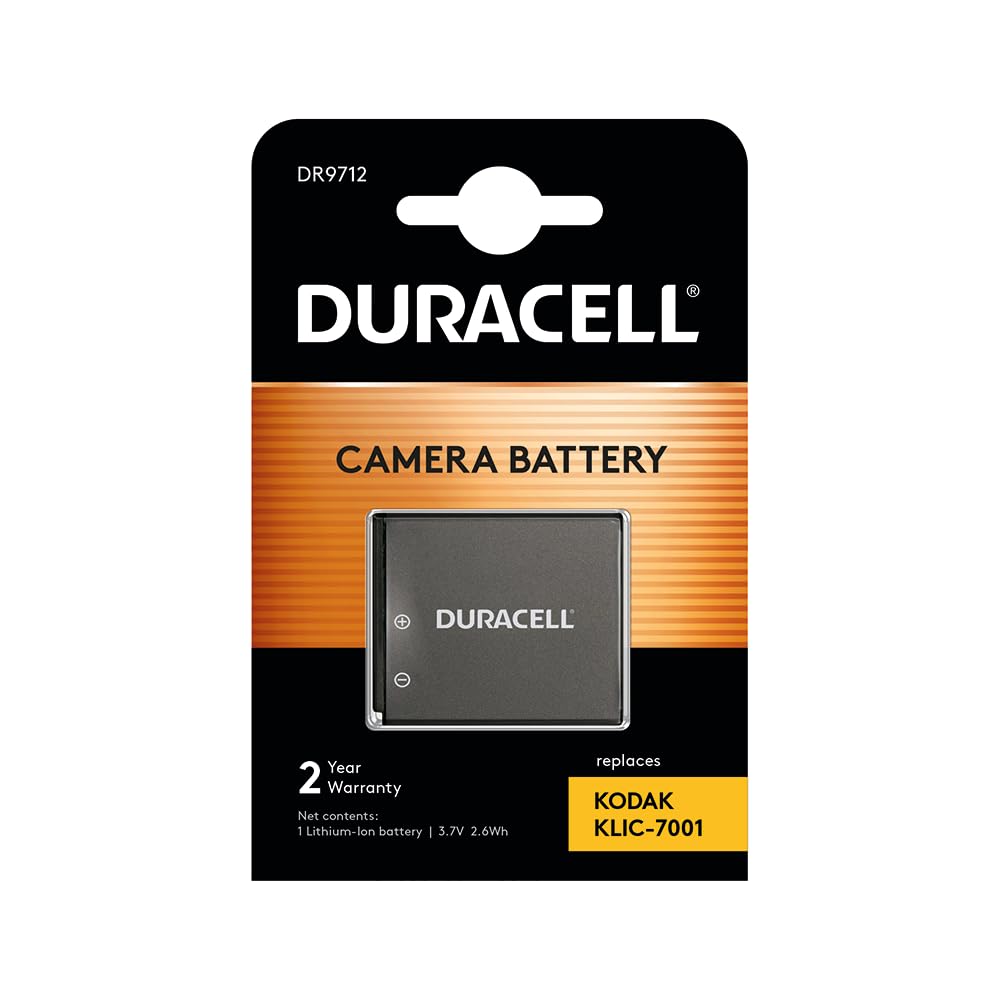 Duracell Replacement Digital Camera Battery for Kodak KLIC-7001 Digital Camera DR9712