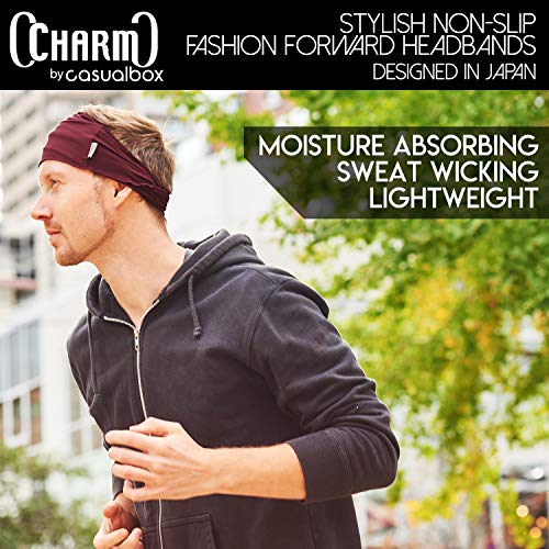 Casualbox Mens Womens Elastic Bandana Headband Japanese Long Hair