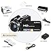Video Camera Camcorder,Actinow YouTube Vlogging Camera HD 1080P 24.0MP 3.0 Inch LCD 270 Degrees Rotatable Screen 16X Digital Zoom Camera Recorder with 2 Batteries