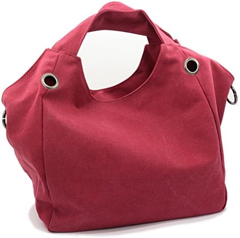 WLE Large Size Canvas Multi Zipper Pocket Oversized Simple Retro Style Fashion Hobo handbag For Women Girls Ladies