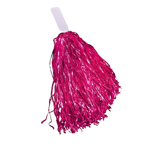 Windy City Novelties 12 Pack Pink Cheerleader Pom Poms