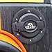 Matte Black Aluminum Fuel Filler Door Cover Gas Tank Cap Compatible for 2007-2017 Jeep Wrangler JK & Unlimited 2/4 Door