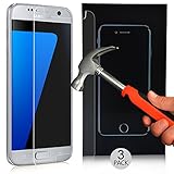 UTHMNE 3-Pack Galaxy S7 Screen Protector Glass, 0.25mm Slim And 9H Hardness Bubble Free, Anti-Fingerprint, Oil Stain&Scratch Coating [NOT S7 Edge]