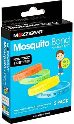 Mozzigear Mosquito Band 2 Pack Kids 1 Box by Mozzigear