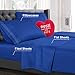Nestl Twin Bed Sheets Set - 3 Piece, Deep Pocket, Hotel Luxury, Extra Soft, Breathable, Royal Blue