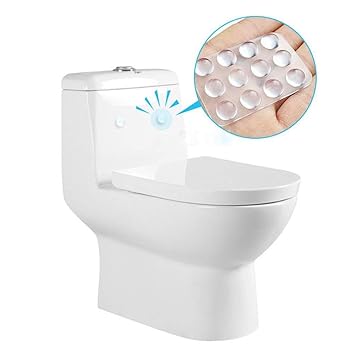 Okayji Transparent Anti Slip Silicone Shock Absorber Cabinet Door Bumper Pads Soft Cushion, 72 Pieces