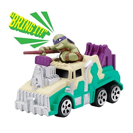 Teenage Mutant Ninja Turtles T-Machines Truck with Donatello Vehicle with Sound - Image 3