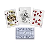 Royal Navy Blue All Plastic Braille Playing Cards