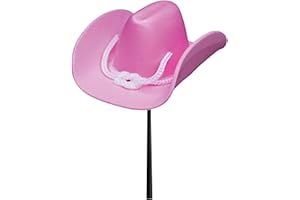 Tenna Tops Pink Cowgirl Cowboy Hat Car Decor Antenna Topper Auto Accessory