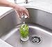 Glass Cleaning Brush By Lemonade: Standing Wine Glass And Bottle Cleaner With Strong Suction Cup with Base For Quick Scrubbing With Easy Release Tab, Stable Washing For Cups, Mugs, Decanters And Jugs