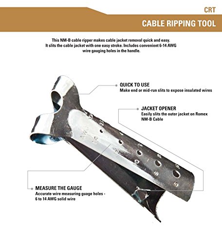 Southwire Tools & Equipment CRT Cable Ripper Tool - Thumbnail 2