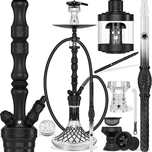 DILAW® SKITTO X Shisha Set Hookah Aluminium Alu 85cm Wasserpfeife