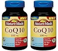 Nature Made CoQ10 Coenzyme Q10 200 mg - 2 Bottles, 120 Softgels Each