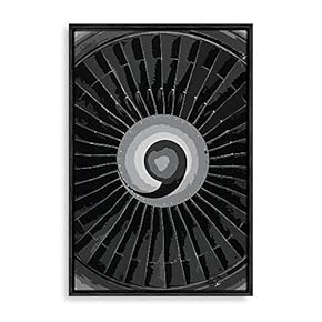 Framed Aviation Machinery Home Artwork for Living Room Bedroom