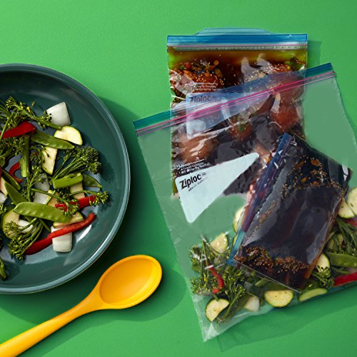 SC Johnson Professional Ziploc Freezer Bags, For Food Organization and