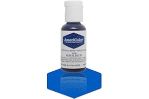 AmeriColor, Royal Blue, .75 Ounce Bottle, Soft Gel Paste Food Color