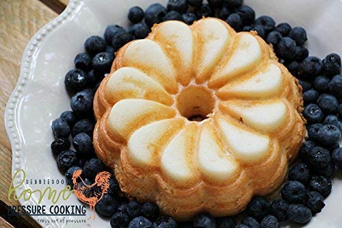 Flower Cake Bundtlette Pan For Use With 3,5,6 AND 8 Qt. Pressure Cooker And Oven baking