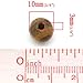 Souarts Coffee Round Ball Shape Wood Wooden Loose Beads 10mm Pack of 300pcs