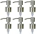 Firefly Craft Replacement Stainless Steel Lotion and Soap Pump Dispensers for 28/400 Bottles, Pack of 6