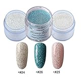 3pcs 28g/Box Multi Colorful Dipping Powder Without Lamp Cure Nails Dip Powder Summer Gel Nail Color Powder Natural Dry (24-25-26)