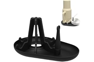 YRAKOZIN Water Bottle Drying Rack for Stanley 20-30-40oz Tumbler, Cup Silicone Drying Rack, Countertop Bottle Holder for Cups, Mugs, Glasses, Straw, Cup Lid (Black)