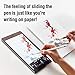 ELECOM Pencil-Feel Screen Protector Designed for Drawing, Anti-Glare Scratch-Resistant Bubble-Free, Compatible with 12.9