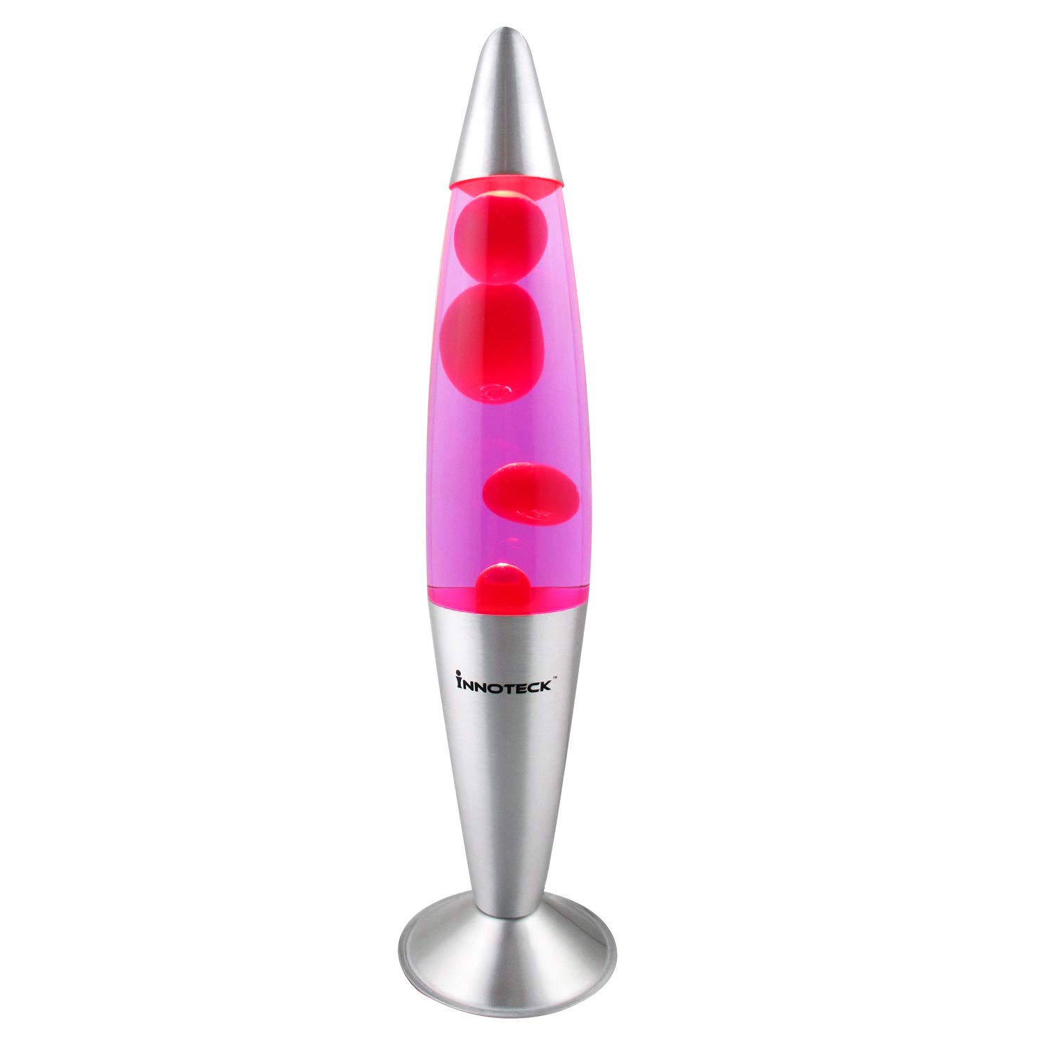 INNOTECK 16" Soothing Motion Lava Lamp for Relaxation Wax/Pink Liquid