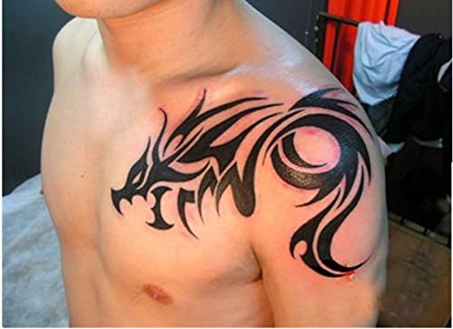Tattoo Decals Big Size Instant Waterproof Dragon Very Man Temporary Tattoo Sticker Temporary Tattoos