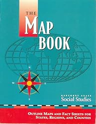 Harcourt School Publishers Social Studies: The Map Book Gr3-6/7