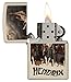 Zippo Jimi Hendrix Pocket Lighter, Cream Matte