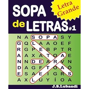 SOPA de LETRAS #1 (Letra Grande) (Volume 1) (Spanish Edition)