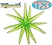 Toysmith Sticky Starfish Wall Tumblers Neon Blue, Pink & Green Complete Party Set Bundle - 3 Pack