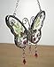 Butterfly Suncatcher with Pressed Flower Wings - Gift for Family and Friends - Hanging Height 8