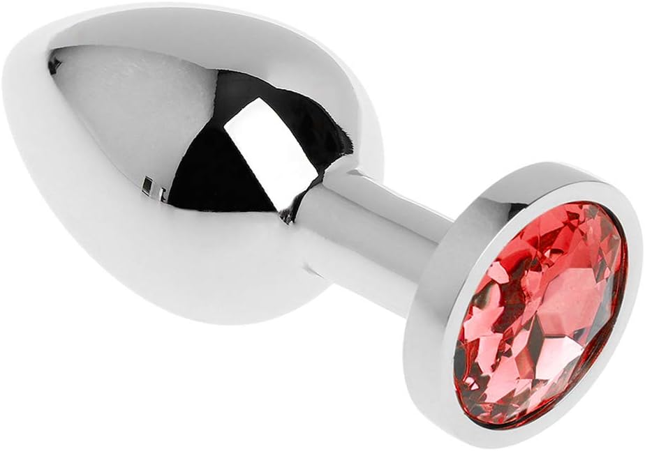 Wytinug Small Size Metal Cryal Āmȁl Plúģ Bêȁdš Jewelled ÀṂâl BúŤŤ P.l.ù.g.s Party Toys for Men and Couples