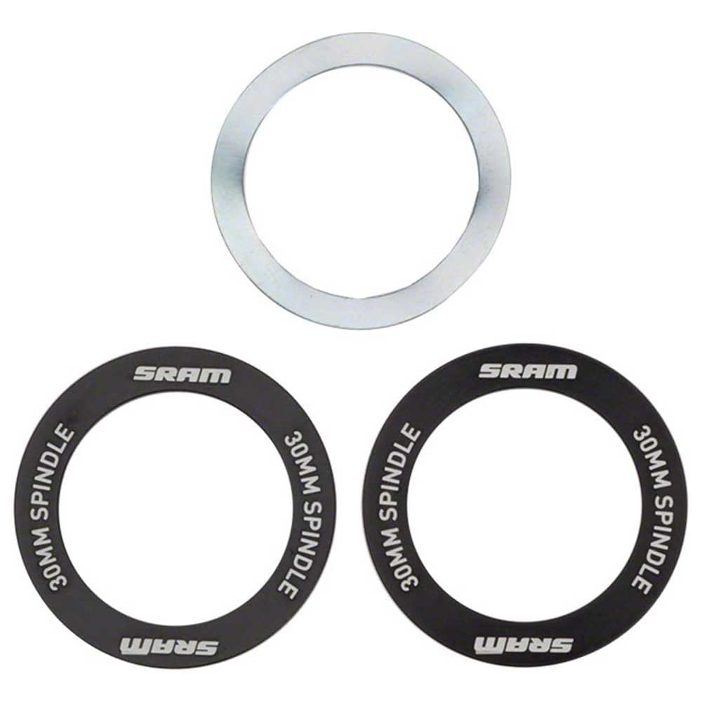 SRAM Bottom Bracket Shield and Wave Washer Assembly BB30 Bearing, 11.6415.007.020, Black