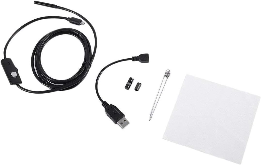Greatangle 2M 6LED 5.5mm Lens 720P Endoscope Waterproof Inspection Borescope for Android Focus Camera Lens USB Cable Waterproof Endoscope