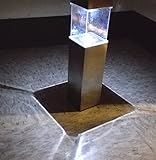 2PACK Satinless Steel Solar Bollard Super Bright Solar Lights Outdoor Sogrand Solar Pathway Lights Solar Landscape Lighting Solar Path Lights Solar Garden Lights