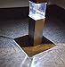 2PACK Satinless Steel Solar Bollard Super Bright Solar Lights Outdoor Sogrand Solar Pathway Lights Solar Landscape Lighting Solar Path Lights Solar Garden Lights