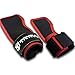 Iron Bull Strength Ez-Gripz - Advanced Lifting Straps with Flexible, Self-Support Grip Pad (Fit - Extra Comfort)