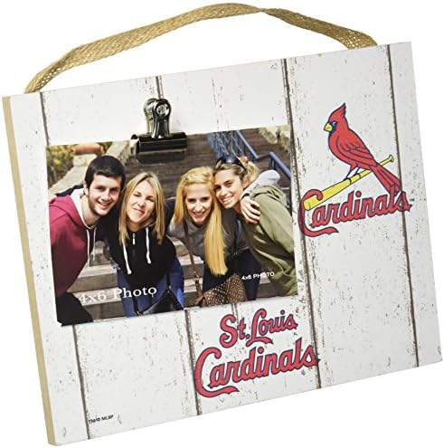 KH Sports Fan 10"x8" St. Louis Cardinals Clip It Weathered Logo Photo Frame, 10" x 8"